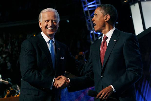 The 2008 Democratic ticket: Barack Obama and Joe Biden